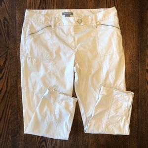 Ann Taylor Cream Pants size 10